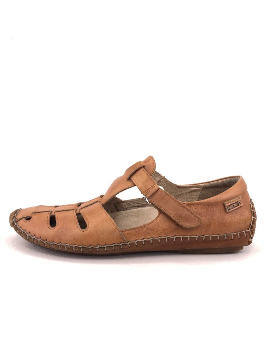 Pikolinos Jerez Brown Leather Fisherman Sandals EUR 39